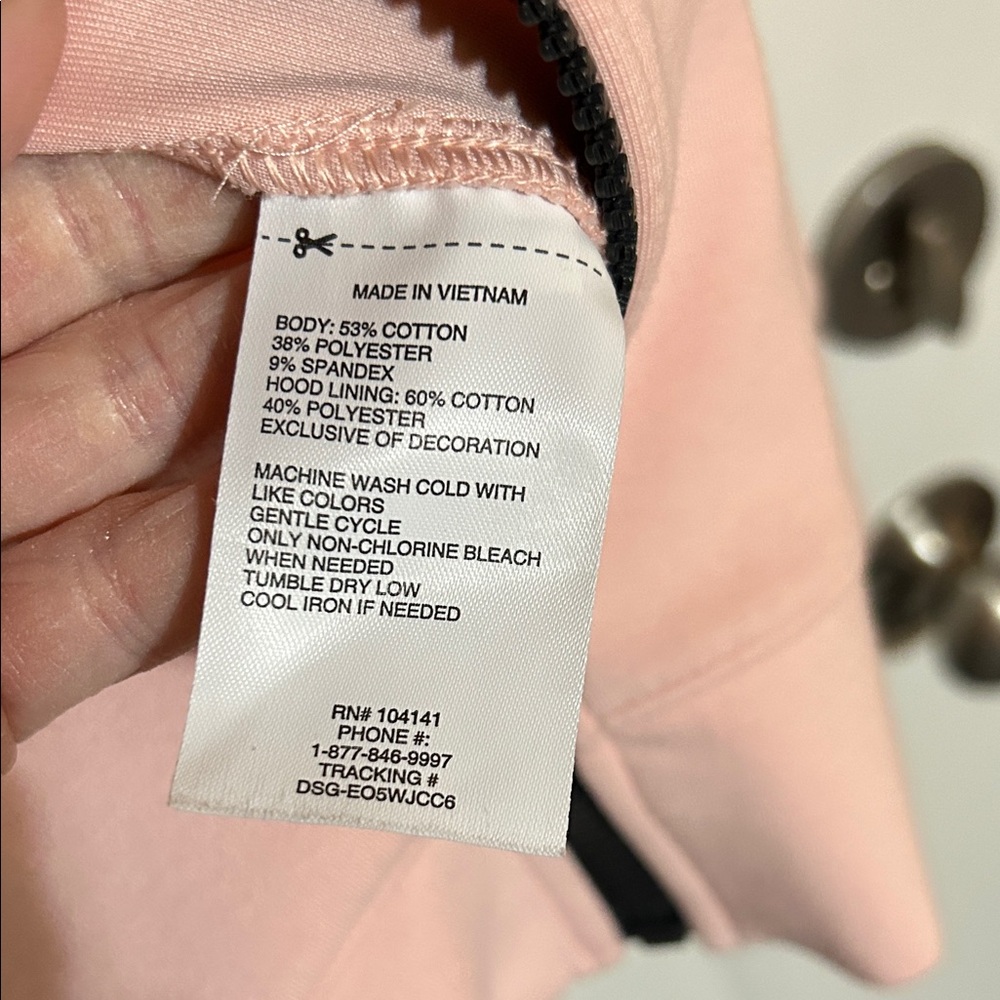 DSG Light Pink Zip-Up Jacket - Picture 4 of 5